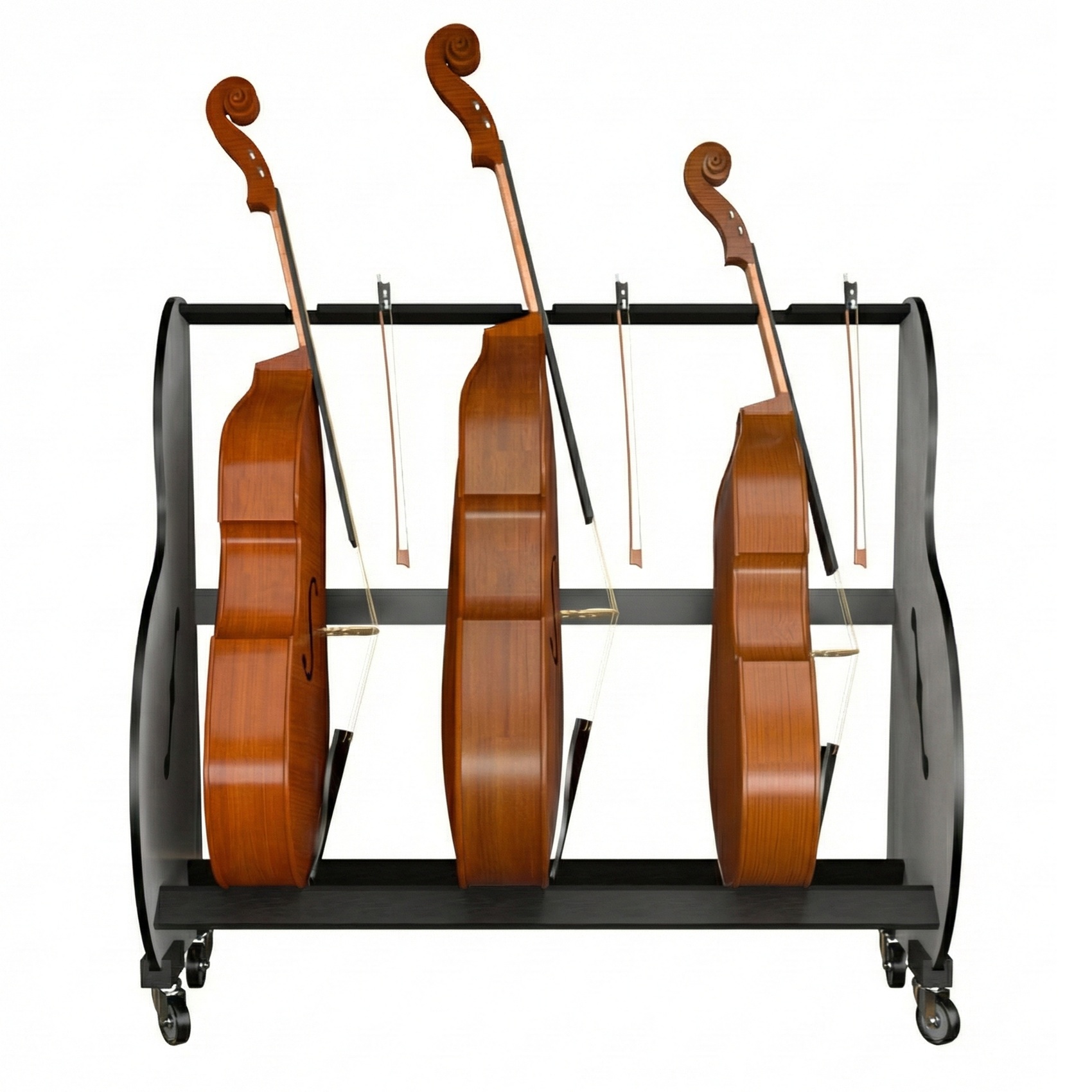 The Band Room<sup>™</sup> Double Bass Storage Rack for Music Teachers - Image 4