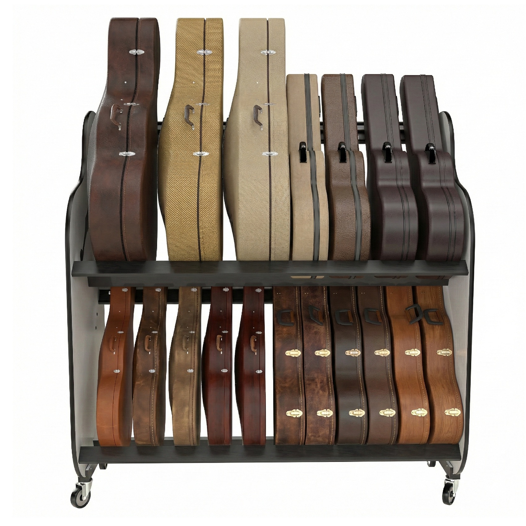 Shelves for Mariachi instrument cases