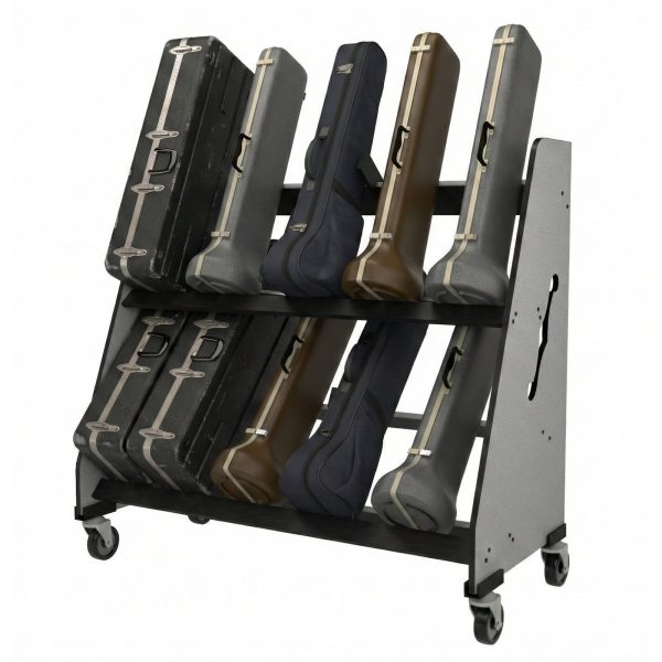 The Band Room#x2122 Trombone Case Storage Rack for Music Teachers
